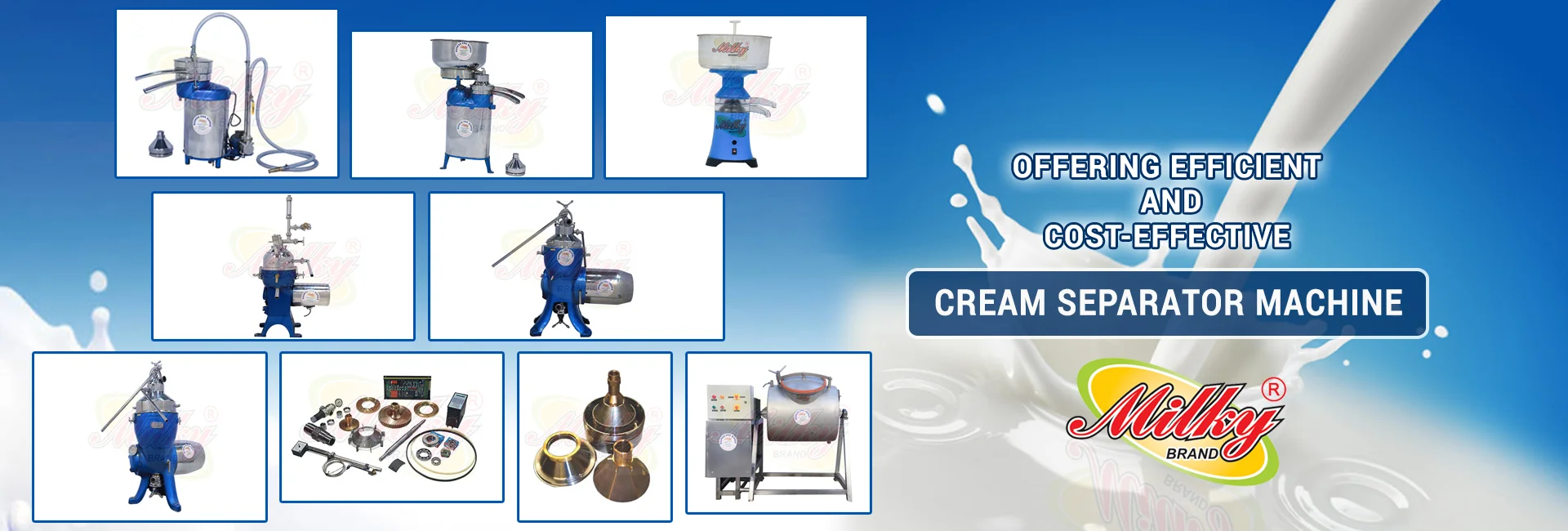 Cream Separator Machine, Automatic Milk Cream Separator