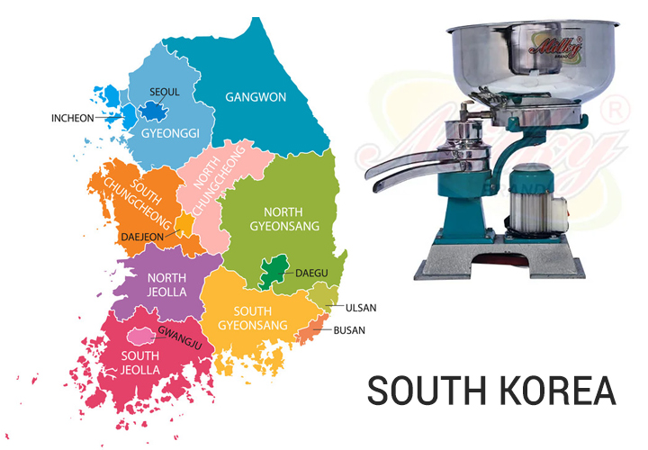 Manufacturer, supplier, exporter - Milk Pasteurizer Unit, Plate Heat Exchanger in south korea, cream separator in south korea